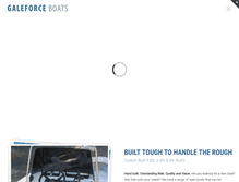 Tablet Screenshot of galeforceboats.com.au